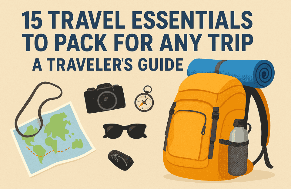 15 Travel Essentials to Pack for Any Trip: A Traveler’s Guide