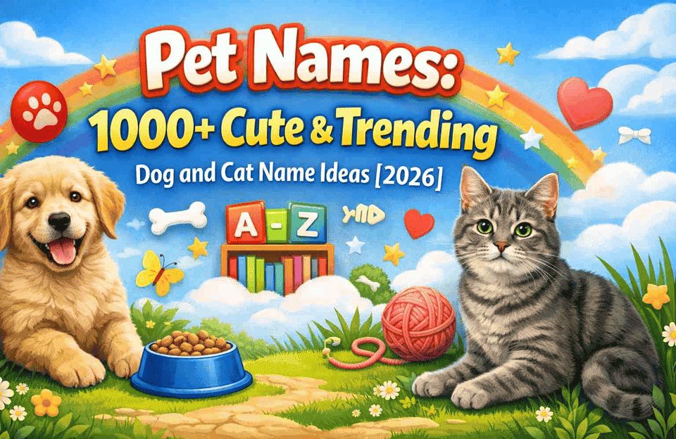 Pet Names 1000+ Cute & Trending Dog and Cat Name Ideas