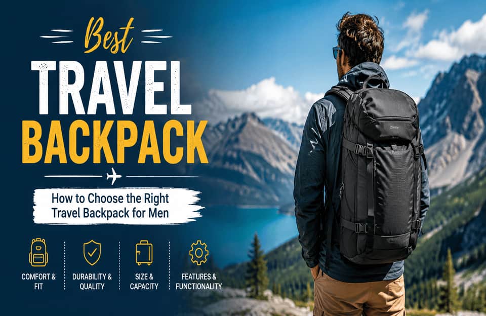 Best Travel Backpack: How to Choose the Right Travel Backpack for Men